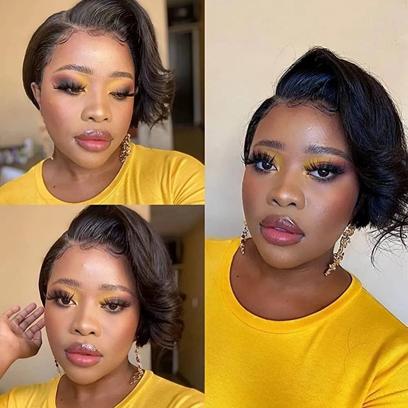 Women's Simple Style Casual Holiday Short Straight Hair Wigs display picture 13