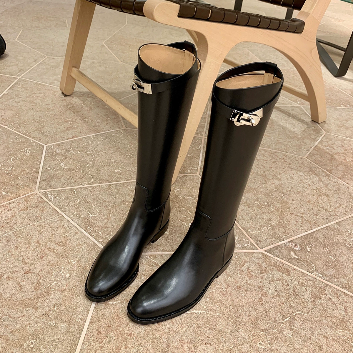 Metal winter universal high boots for leisure