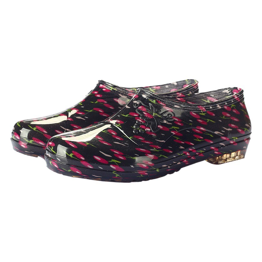 Весенне-осенние женские непромокаемые туфли, удобные Чехлы для ног, Женская Водная обувь, нескользящая резиновая обувь, чехлы для ног, женская обувь, кухонная обувь, Рабочая обувь для мам