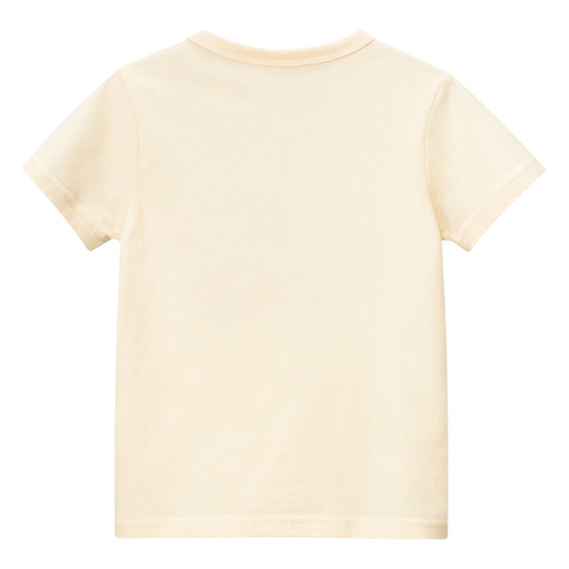 27 Camiseta de manga corta para niños de verano en casa ropa de estilo coreano para niños ropa de bebé impresa de dibujos animados entrega de una sola pieza
