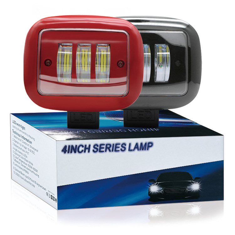 Luz de niebla LED Super brillante Super Amplia gama lámpara Lámpara de trabajo proyector impermeable coche off-road vehículo Spotlight transfronteriza Venta caliente