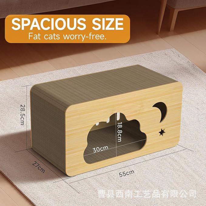 Manufacturer Wholesale Cat Villa Cat Scratching Board, Wear-Resistant and Scratch-Resistant, with Stairs, Cat Nest, Cat Climbing Frame, Jumping Platform, Cat Toys