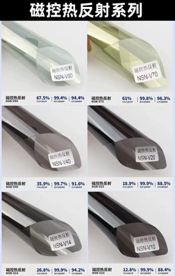 Automotive Film: Nano Ceramic Explosion-Proof Sunscreen Film - 152x-15m-roll-magnetic-control-heat-reflection-series