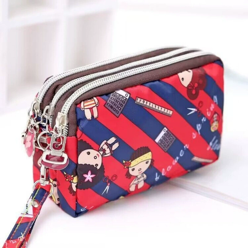 Кошелек на молнии с плечевой сумкой, длинной ручкой, маленькая clutch-сумочка, тканевый