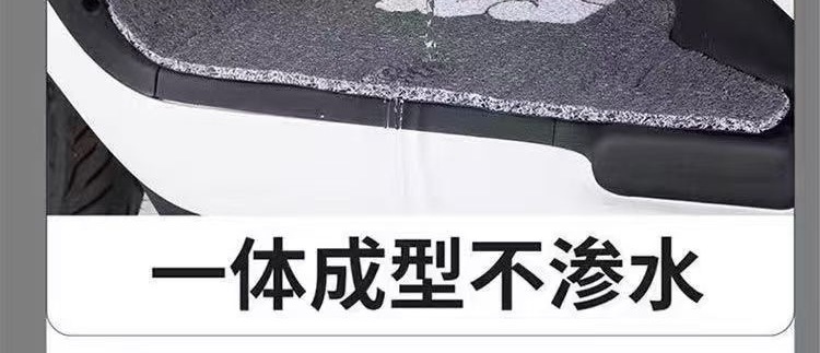 Customized Electric Scooter Cartoon Foot Pads, Custom-Made Wire Loop Pedal Mats, Electric Scooter Dust Removal Pedal Mats, Bring in Wealth and Treasure Cat