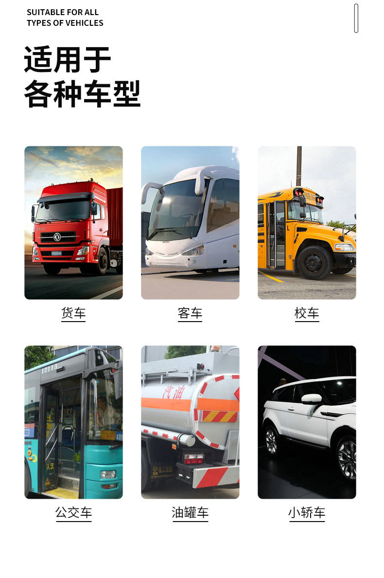 High-definition night vision, waterproof, 360-degree panoramic, ultra-wide-angle camera, new cross-border product, salt spray tested, AHD car camera