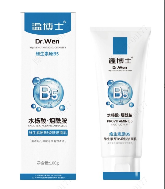 Dr. Wen のプロビタミン B5 サリチル酸若返りクレンザー ビタミン マルチエフェクト オイル コントロール 鎮静 クレンジング 毛縮|undefined