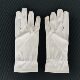Microfiber dust-free cloth lint-free gloves jewelry watch text play etiquette white gloves dust-free work