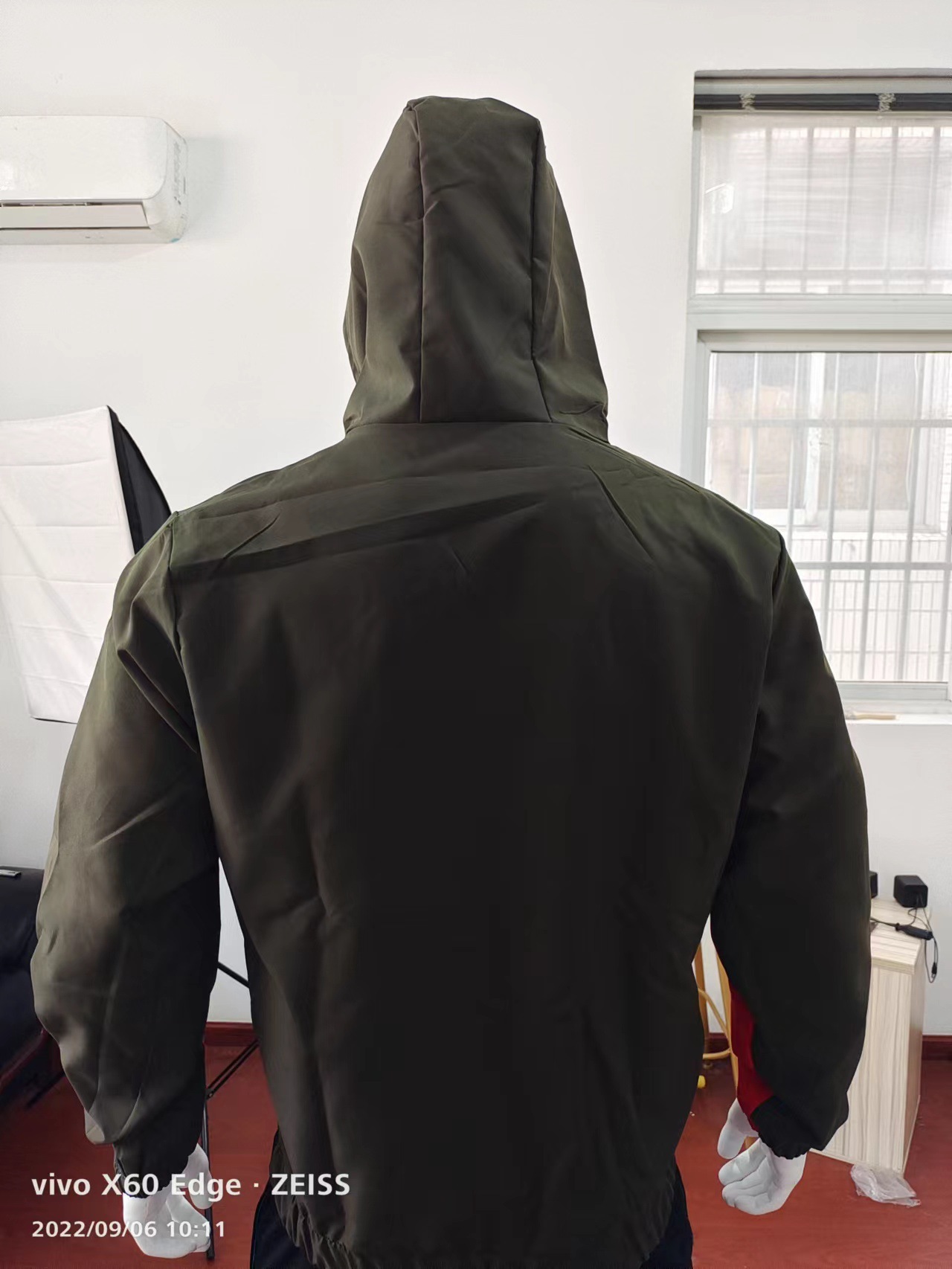 Men's loose hooded zippered shirt, double layered long sleeved autumn/winter casual jacket, men's jacket_voghion.com