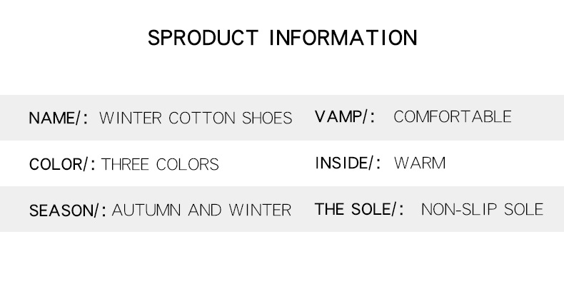 Snow boots slip-on Velcro casual short boots Warm cotton shoes large size and thick_voghion.com
