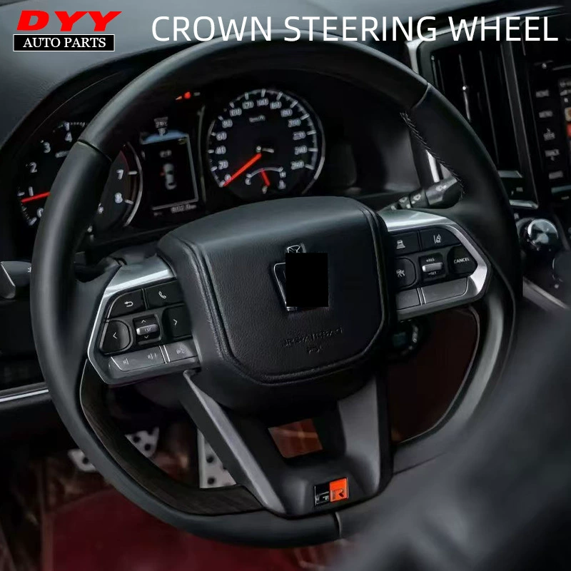 Подходит для рулевого колеса Crown Toyota (старые и новые серии), рулевое колесо из карбона, рулевое колесо из персикового дерева для CROWN