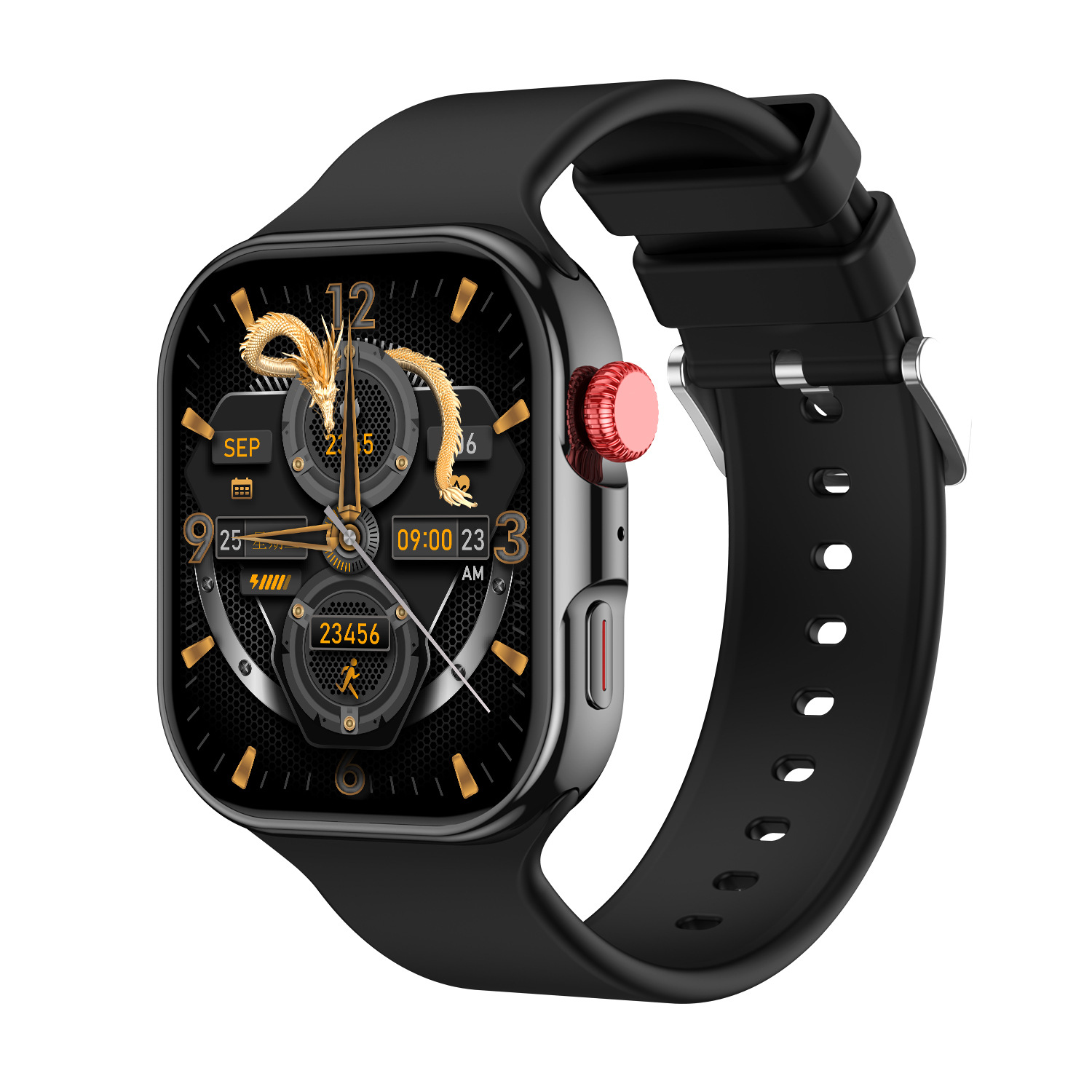 2025 nuevo reloj inteligente doble pago multifunción función NFC llamada Bluetooth frecuencia cardíaca presión arterial oxígeno en sangre