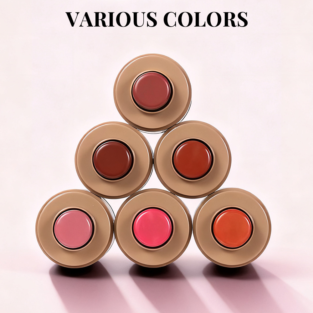 Transfronterizos de venta caliente maquillaje de bolsillo blush natural desnudo maquillaje brillante mate labios mejillas de doble uso reparador de color rohmín barra de agua