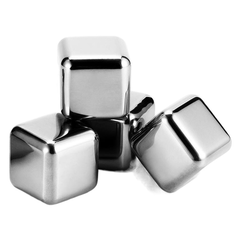 304 cubo de hielo de acero inoxidable clip de metal creativo de hielo congelado rápido partículas de hielo congelado Barra de rociadores suministros al por mayor