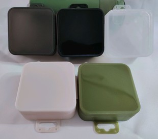 Headphone storage box can be hung supermarket silk screen logo jewelry plastic gift box