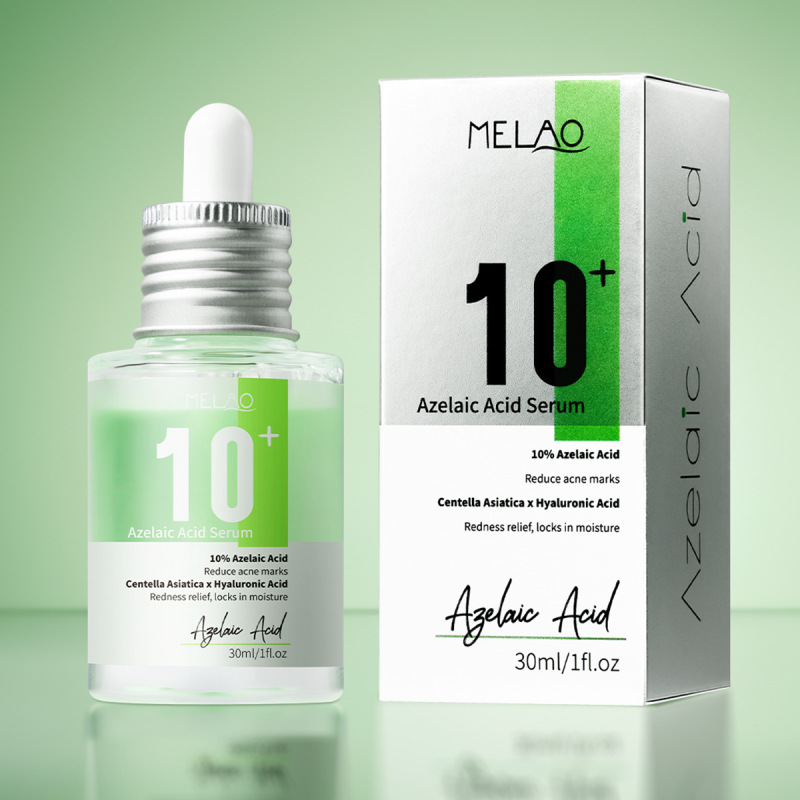 MELAO跨境10%壬二酸精华液积雪草透明质酸控油舒缓修红原液批发|undefined