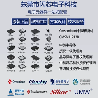 CMS8H1213B 微控制单片机MCU SSOP-24 中微一级代理