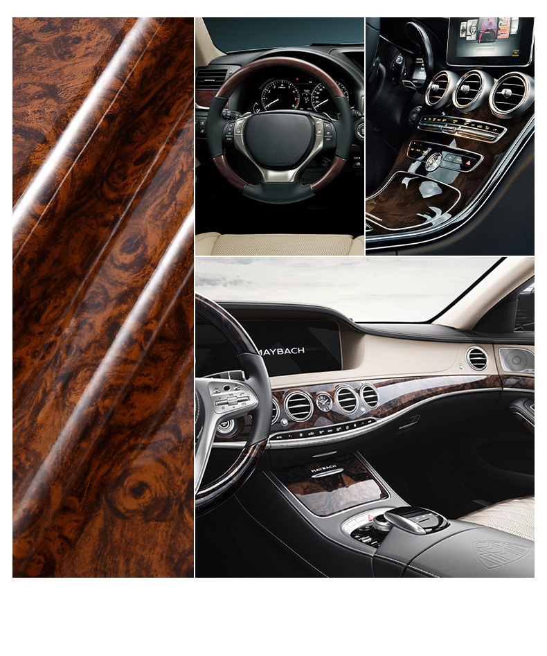 Car Steering Wheel Cover Peach Wood Grain Four Seasons Universal Non-Slip Sweat Absorbing High-Level Internet Celebrant Decorative Summer Handpiece Cover for Men