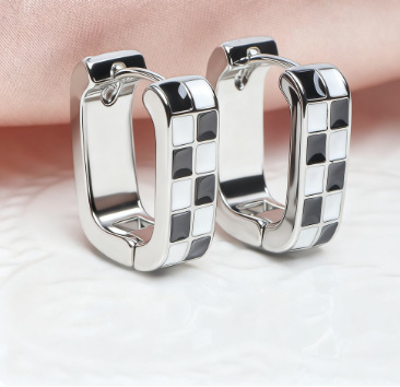 Fashionable Open Stud Earrings, Hypoallergenic Luxury Jewellery_voghion.com