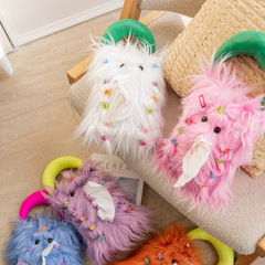 Dopamine tissue paper bag living room car tissue box bedroom car tissue storage bag high-end creative cute long-haired dog