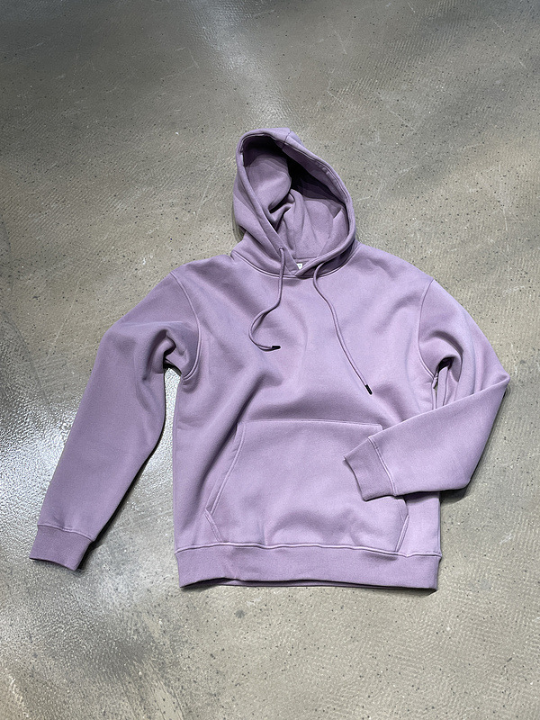 Men's Hooded Sweatshirt Heavyweight Solid Colour Urban Style_voghion.com