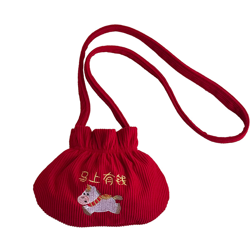 2026 bolsas de Año Nuevo para niños bolsas de Año Nuevo bolsas rojas de Año Nuevo para niños