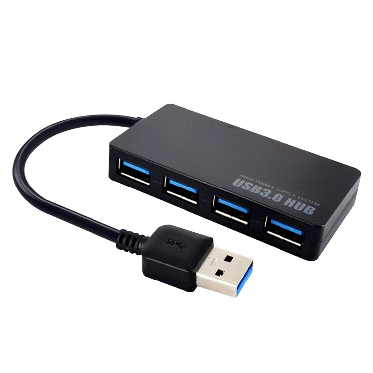 Заводская прямые продажи четырехвый набор USB расширительная док-станция портативная USB ускоренная передача хаб USB 3.0 линия разъединитель