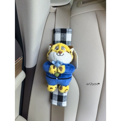 Sürətlər qutusu və əl tormozu başlıqları, Cover Car Interior Decoration - shoulder-pads-linen-black-check-genuine-leopard-police-officer-bouquet-single