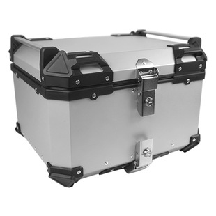 Алюминиевый сплав хвост серебристый цвет/черный быстрый снос 45L/55L/65L/80L/100L мотоцикл хвостовой коробки резервный