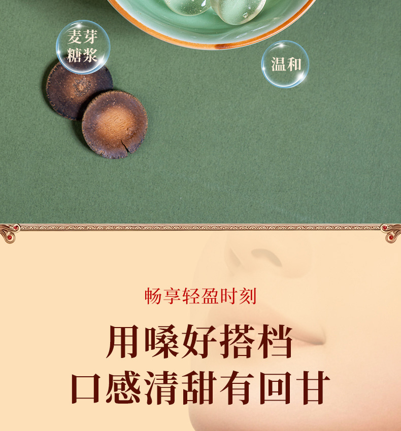 Huazhou Tangerine Peel Throat Lozenges Hua Ju Hong 70g Herbal Candy with Mint quality and texture