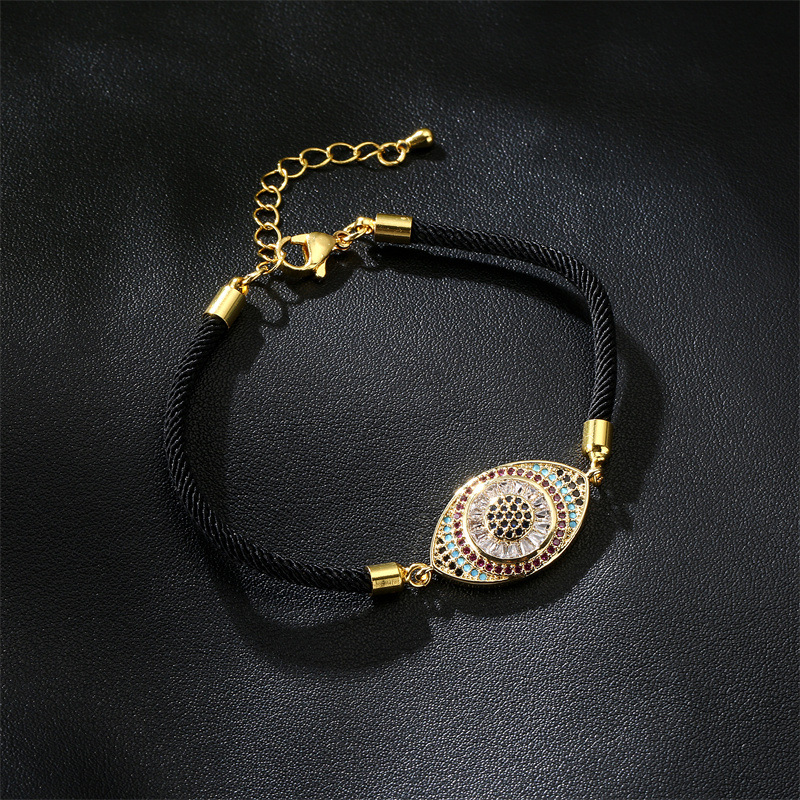 Fashion Eye Copper Bracelets Plating Zircon Copper Bracelets
