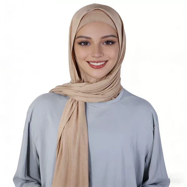 Modal Multi-Color Breathable Neck-Protecting High-Elasticity Base Layer Hat and Long Scarf Combo for Women, Sweat-Absorbent Fabric Head Wrap Long Scarf