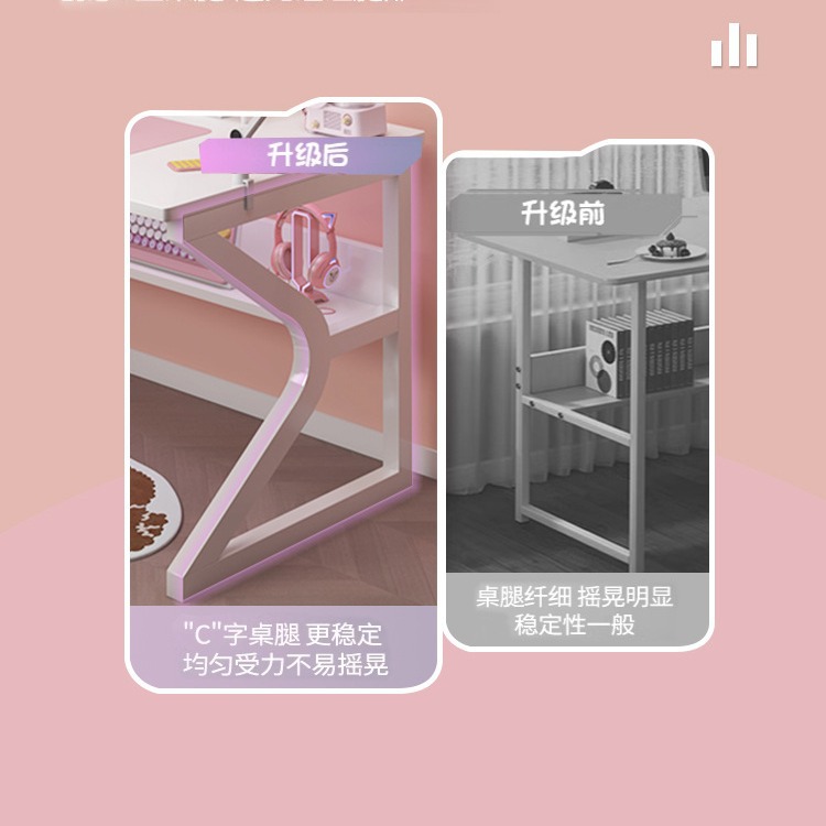 Mesa de computadora blanca escritorio