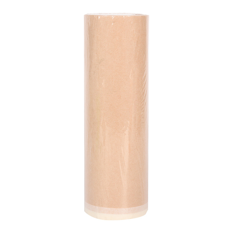 Papel de enmascarar blanco y kraft, ideal para pintura automotriz, muebles o decoración, anti-filtración