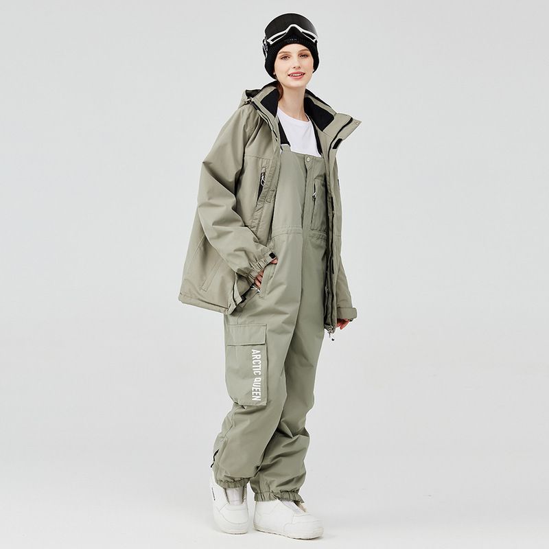 New Ski Suit Set for Men and Women, Winter Outdoor Windproof and Waterproof Ski Jacket and Pants Set, Single and Double Board Ski Suit New Ski Suit Set for Men and Women, Winter Outdoor Windproof and Waterproof Ski Jacket and Pants Set, Single and Double Board Ski Suit