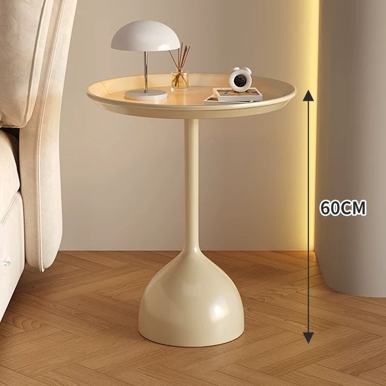 Transfronterizos pequeños hogares de hierro forjado mesas redondas simples mesas de té al lado del sofá mesas de té al lado de la cama sala de estar esquina de lujo ligera