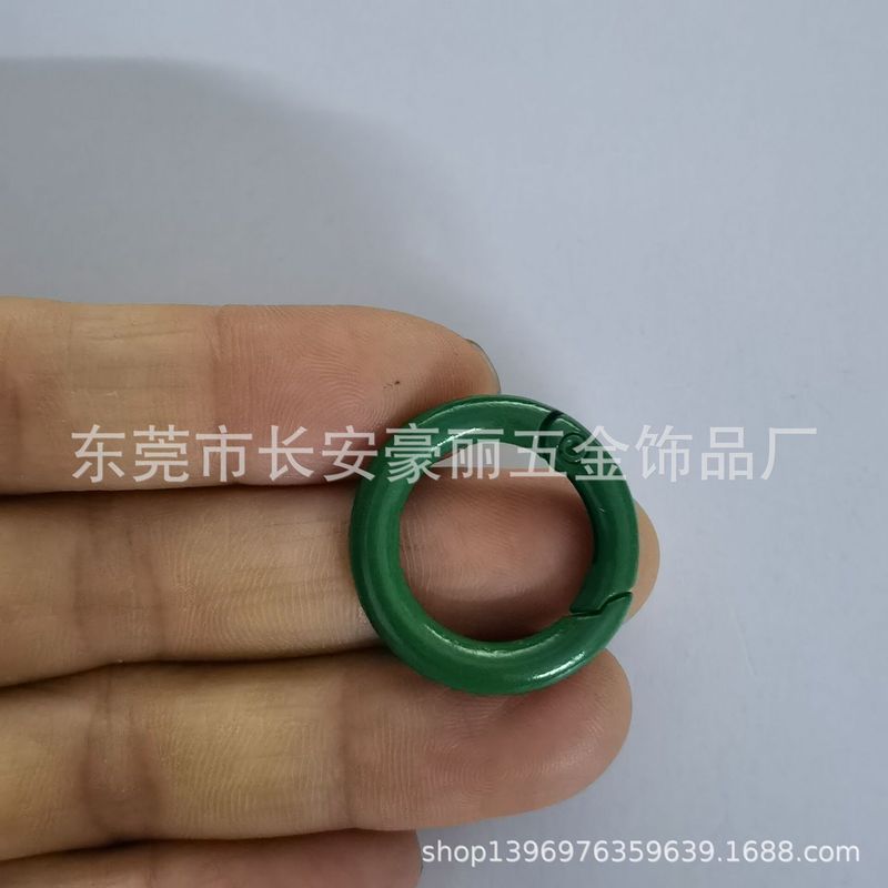 Labubu マカロン 33 ミリメートルスプリングバックル diy ジュエリー内径 25 ミリメートルオープンサークル 1.0inch カラースプリングサークル|undefined
