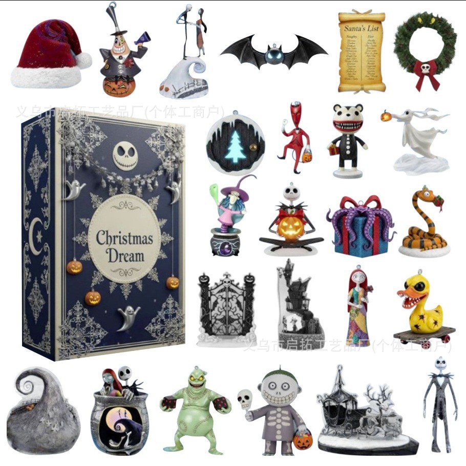 Calendario de Adviento Navideño de Cajas Sorpresa de Acrílico, Interactivo, para Navidad y Fiestas