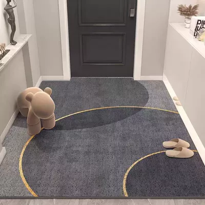 Avtomobil döşəmə paspasları — Household Mat, Hallway Mat - simple-geometry-4-60x90cm-silk-circle