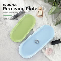 Nordic Instagram-style tray, macaron color, storage tray, desk cosmetic organizer, student entryway jewelry display tray