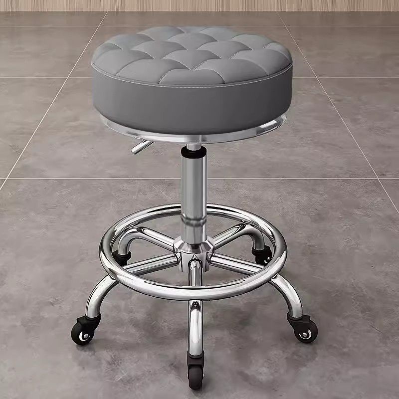 Taburete de belleza, polea de elevación rotativa, taburete de computadora, taburete de manicuría, taburete redondo, peluquería, silla giratoria, salón de peluquería especial