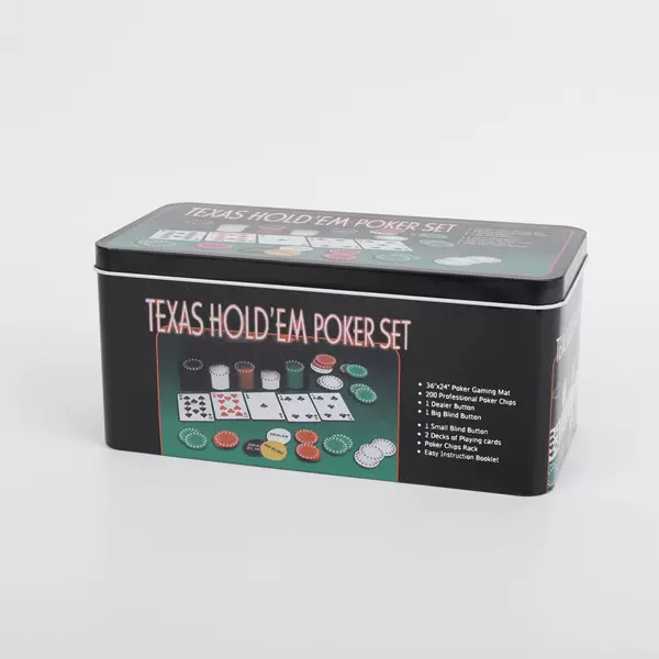 200-piece 4-gram iron box chip set