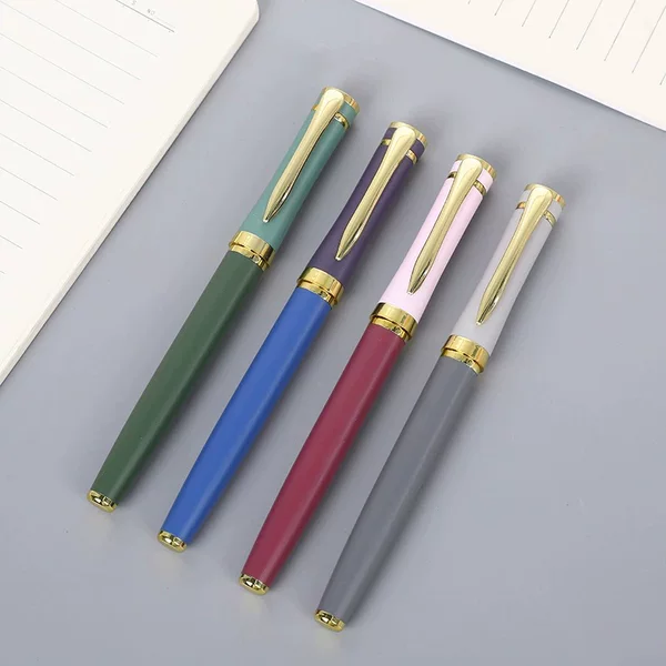 Factory direct Morandi color signature pen business conference advertising office neutral pen student teacher's day gift