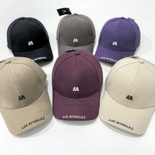 新款秋冬保暖百搭硬顶毛呢棒球帽子女休闲字母刺绣有顶显瘦鸭舌帽