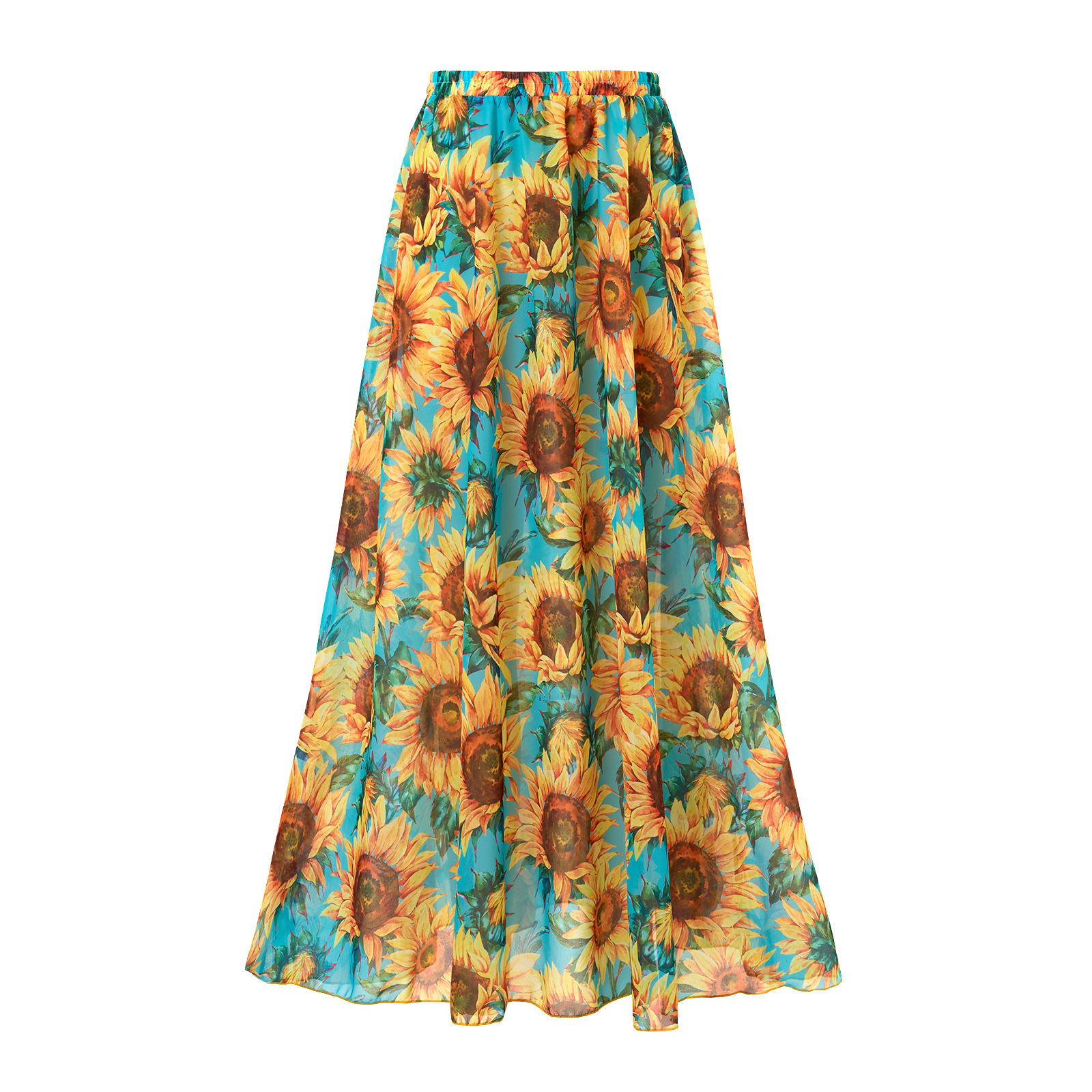 Modischer zweiteiliger Badeanzug für Damen mit 3D-Blumenmuster im europäisch-amerikanischen Stil, Rock aus Stoff, sexy Sommerbademode_voghion.com