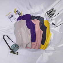 厂家直销外贸纯背心男士无袖宽松情侣T恤新款夏休闲运动坎肩短袖