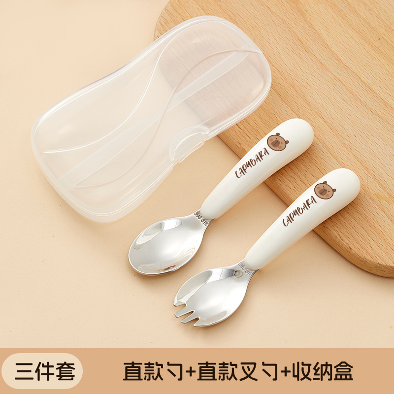 카피발라 - 스푼 + 국수 포크 + 상자