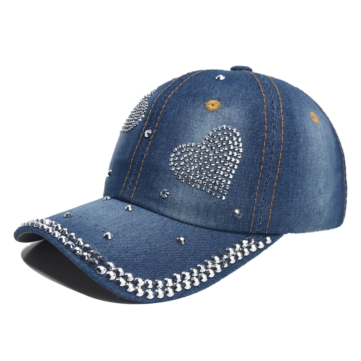 Denim Baseball Cap (Mosey) Unisex, Adjustable 56–58 cm, Summer Sun Hat