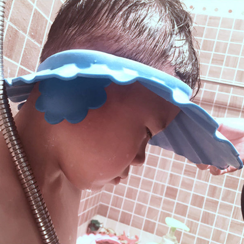 Baby Hair Wash Gadget Ear Protecting Adjustable Baby Children Kid Toddler Waterproof Bath Shower Hat