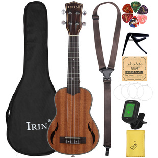 Cross-Border 21inch Ukulele Set Ukulele Hawaiian Four-String Guitar 4-String Small Guitar Manufacturer